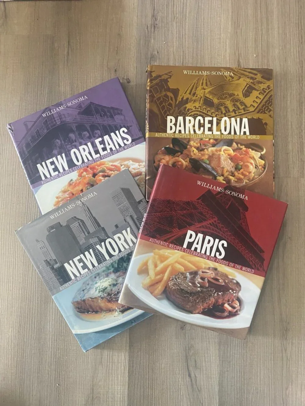 Williams-Sonoma Cookbooks: New York, Paris, New Orleans, Barcelona